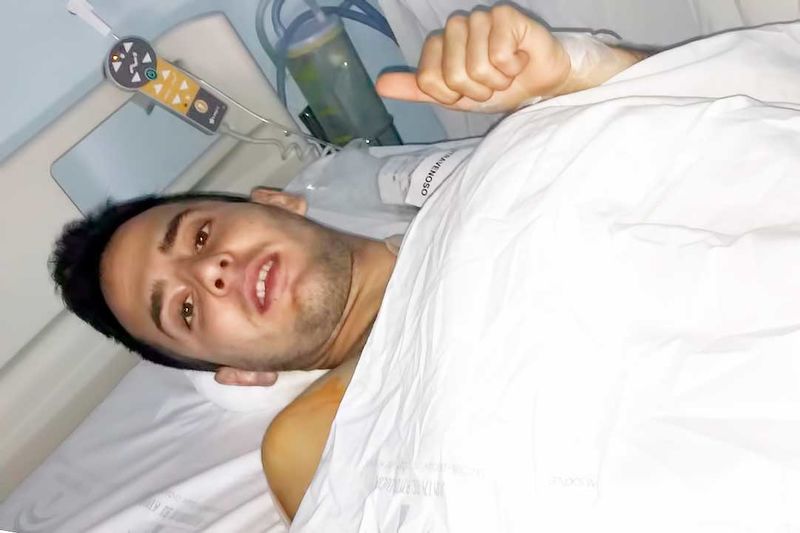 Isra Paleta, operado con éxito de fractura de húmero