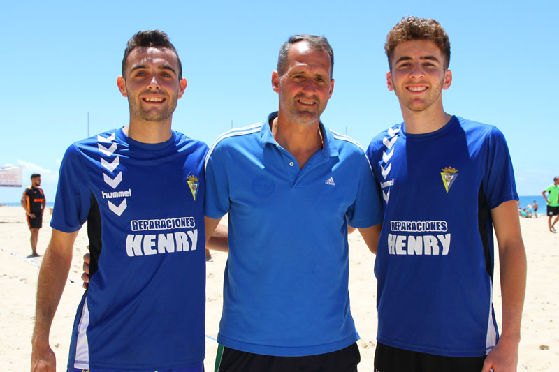 Joselito, jugador del Cádiz CF Virgili, convocado con la Selección Española Sub 21 de Fútbol Playa
