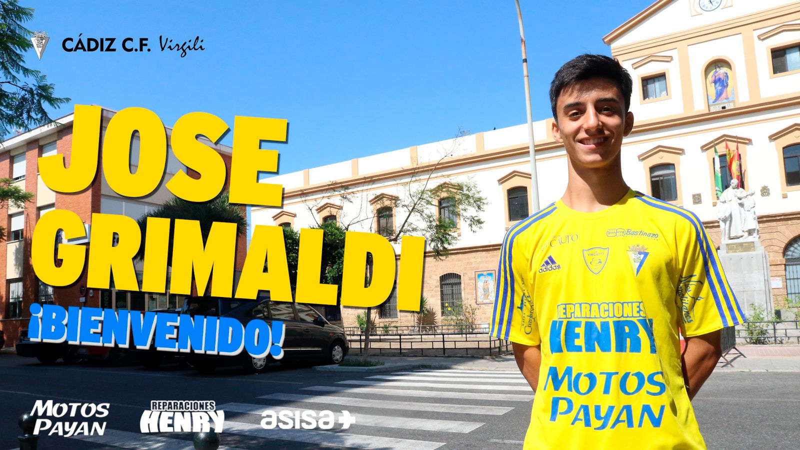 FICHAJE | Jose Grimaldi, nuevo jugador del Cádiz CF Virgili