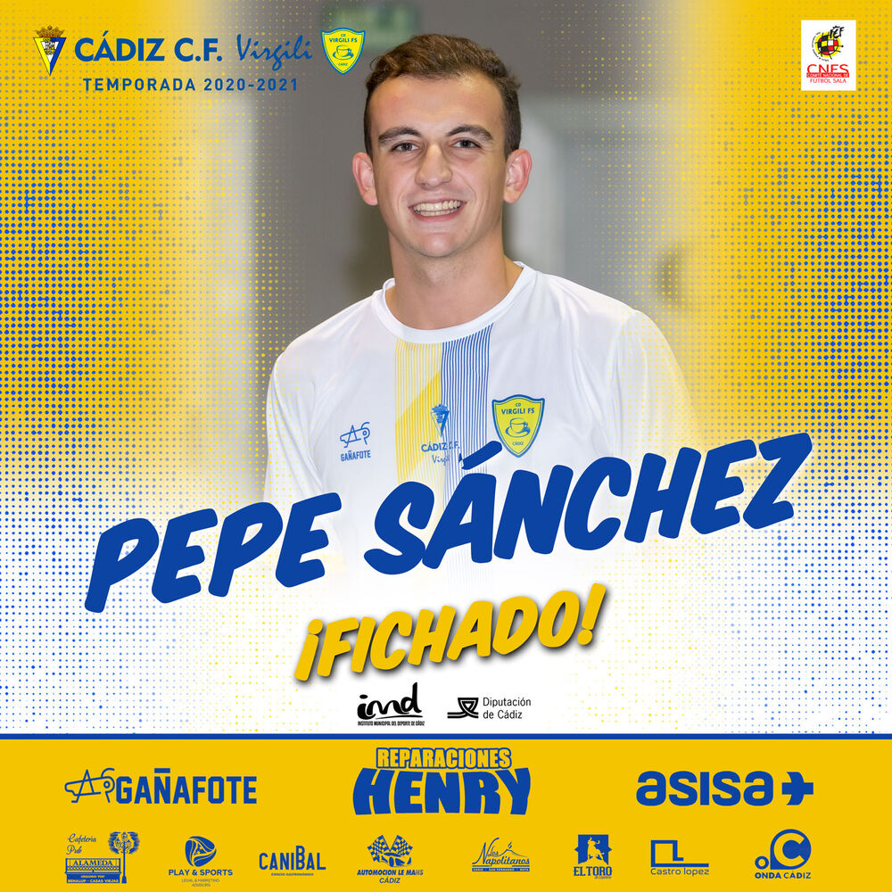 FICHAJE | El joven portero Pepe Sánchez ficha por el Cádiz CF Virgili